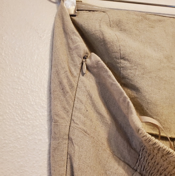 Urban Outfitters linen strapless wide-leg jumpsuit - Picture 5 of 16